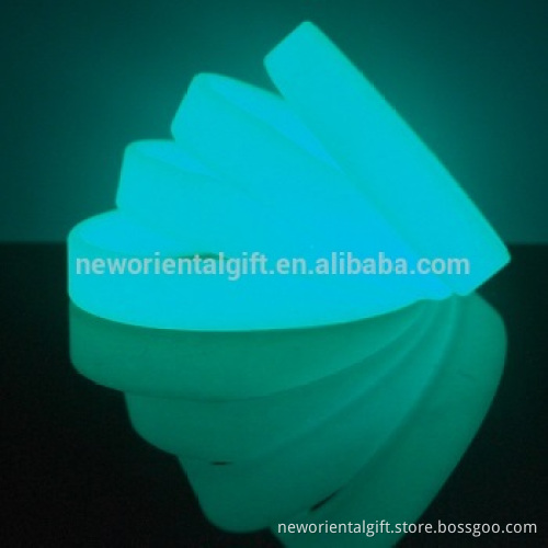 Cheap Customized Glow in the Dark Plain Silicone Wristband